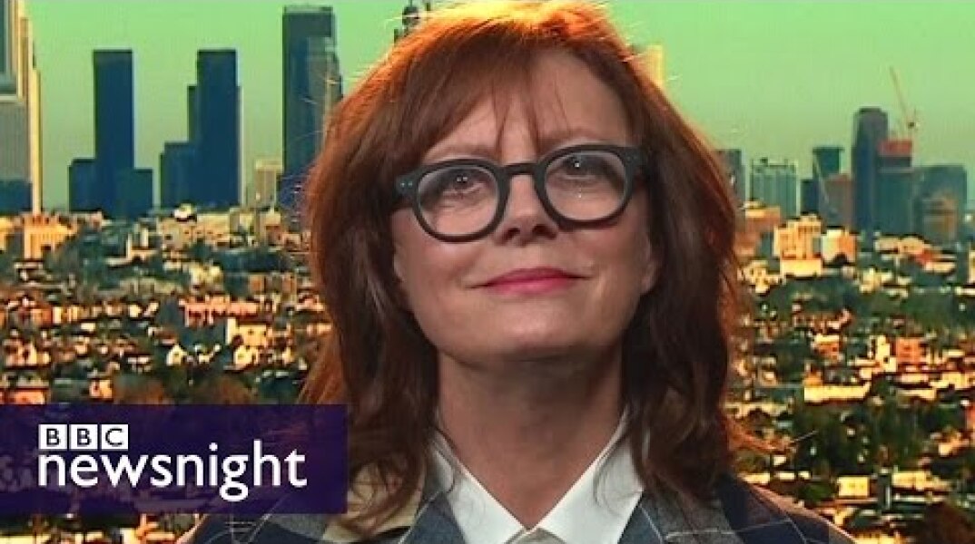 'I don't vote with my vagina': Susan Sarandon on not backing Hillary Clinton - BBC Newsnight