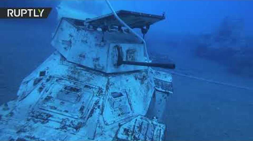Jordan sinks military hardware to launch an underwater museum
