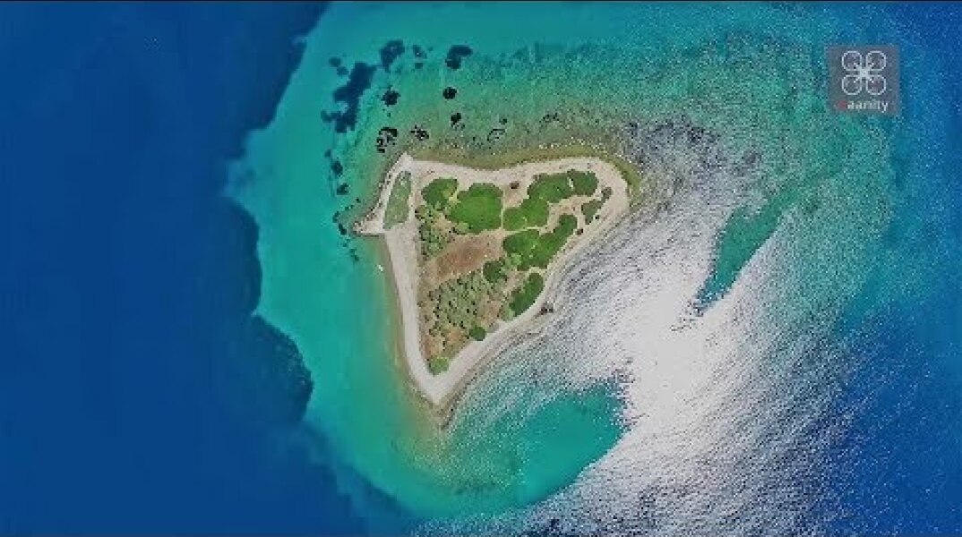 Η κρυφή "Καρδιά" του Ευβοϊκού |  Ασπρονήσι Ερέτριας  Eretria secret island Drone Greece