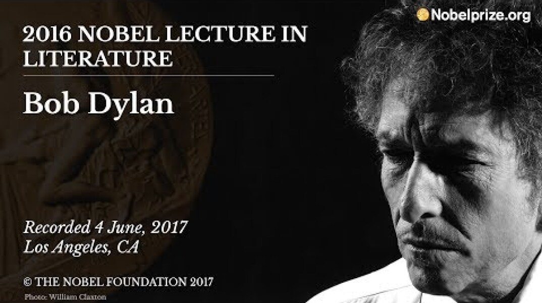 Bob Dylan 2016 Nobel Lecture in Literature