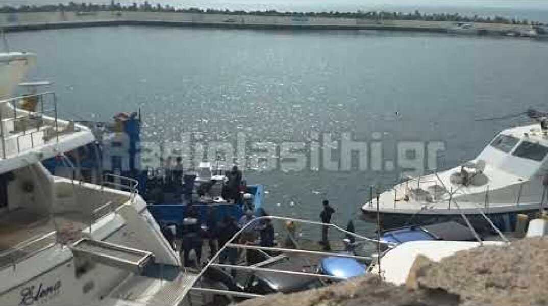 Ναρκωτικά εντοπίστηκαν στο σκάφος στην Ιεραπετρα