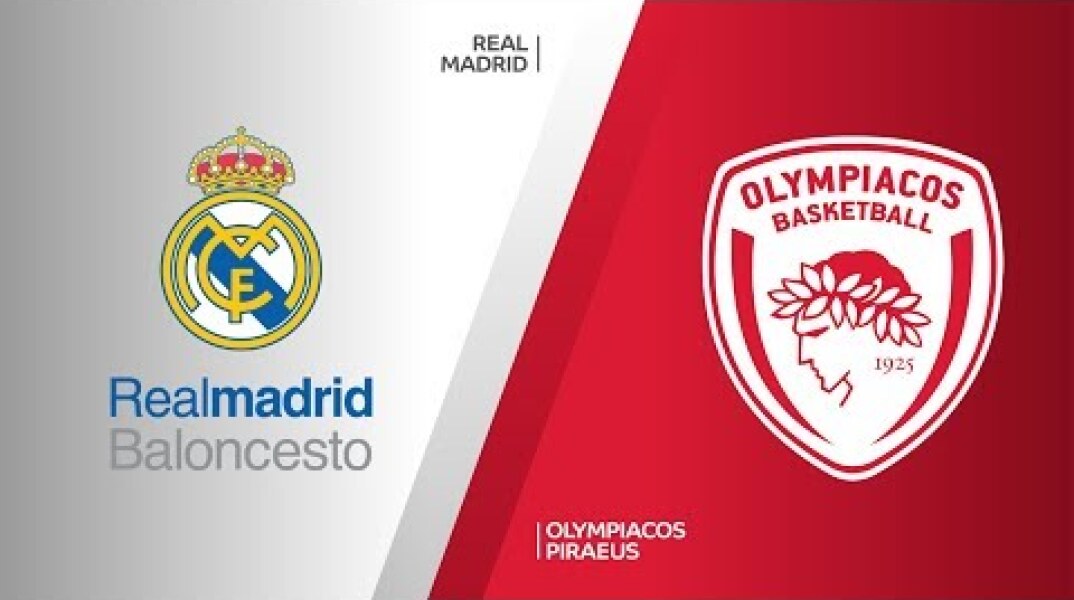 Real Madrid - Olympiacos Piraeus Highlights | EuroLeague RS Round 18