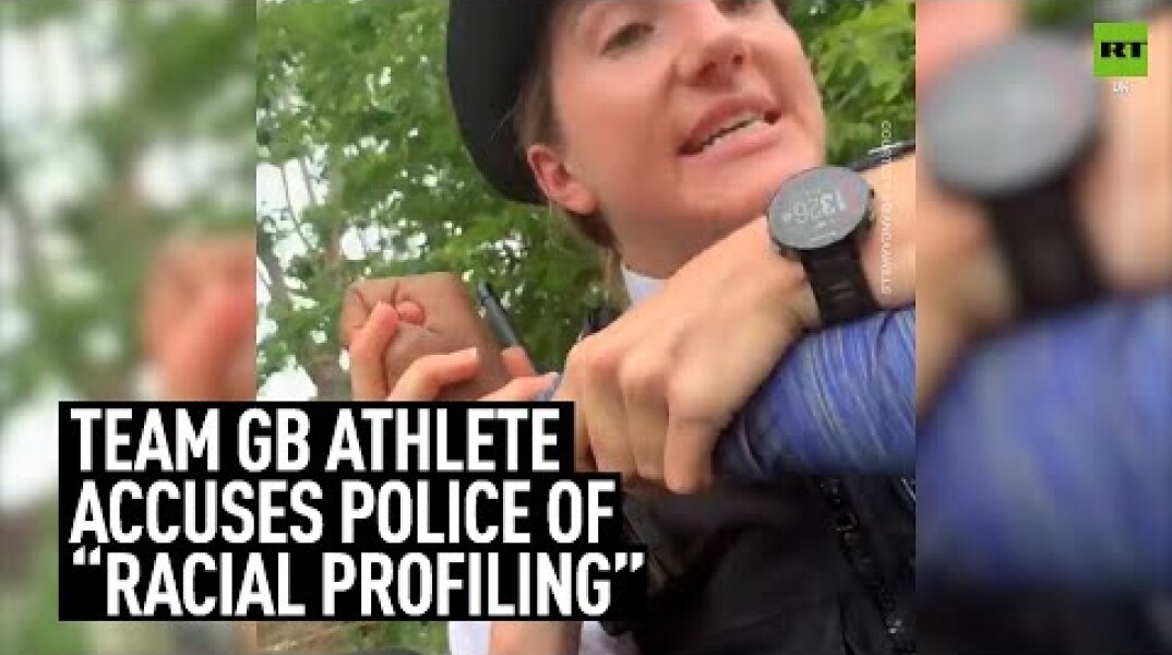 UK athlete shares video of police FORCIBLY removing her from car