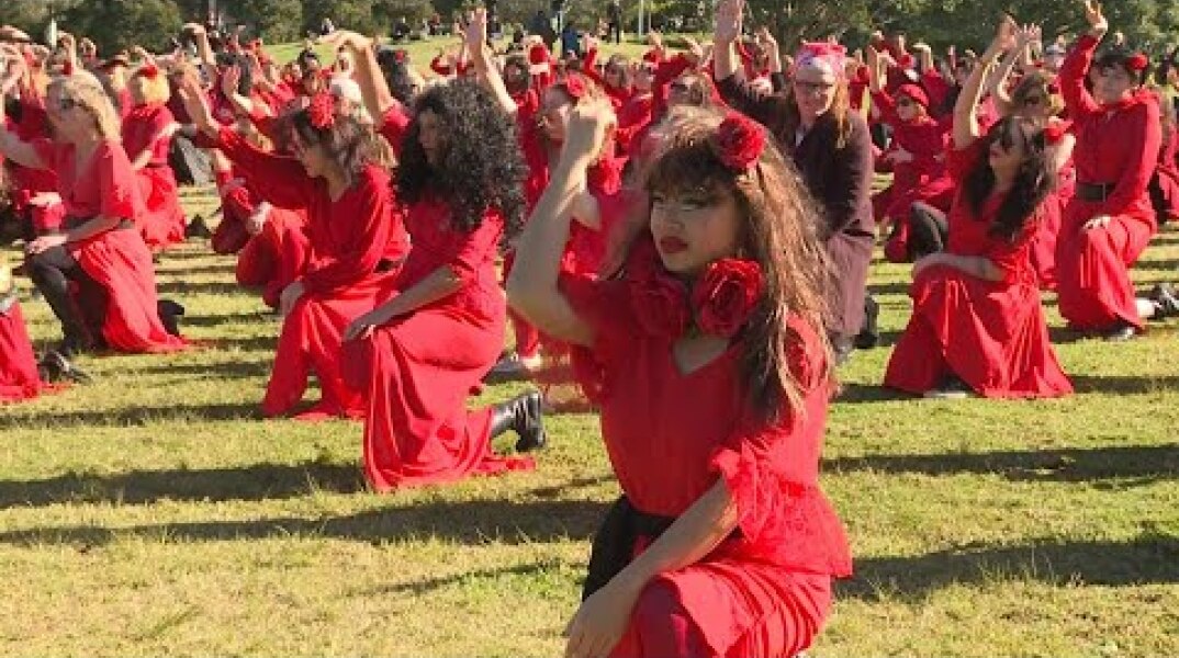 Kate Bush fans form a flash mob in Sydney | AFP