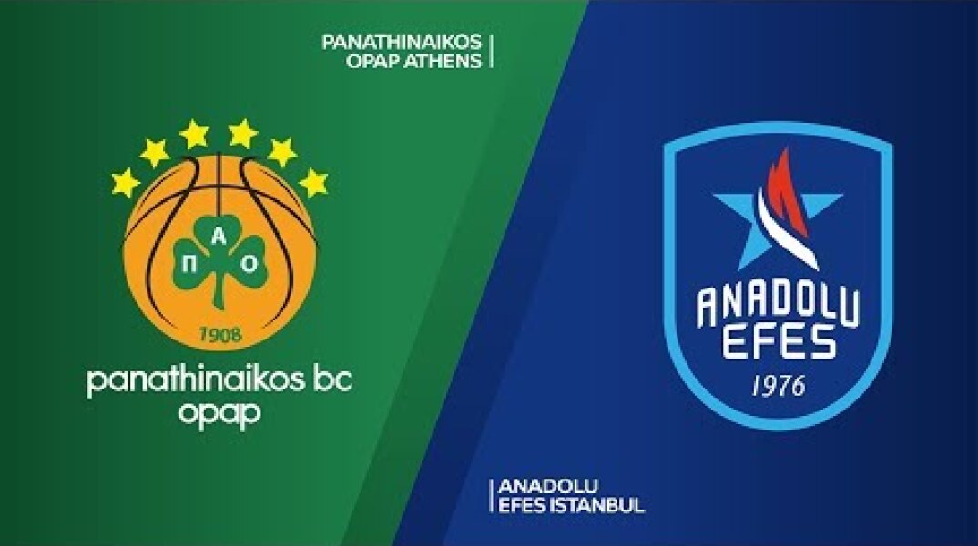 Panathinaikos OPAP Athens - Anadolu Efes Istanbul Highlights | EuroLeague, RS Round 6