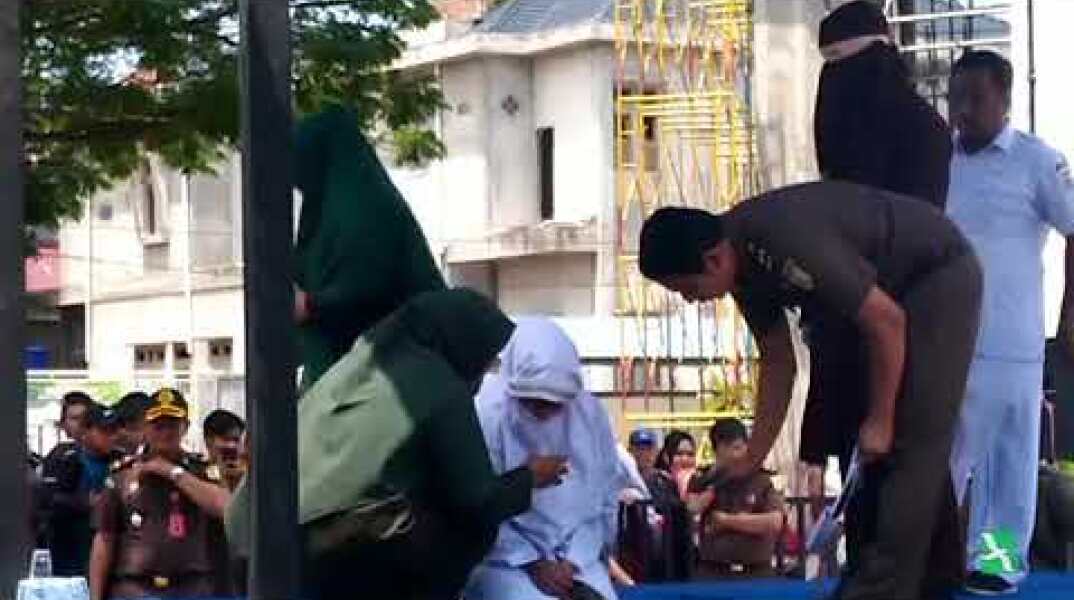 Public Caning Continues in Aceh