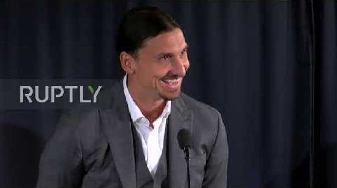 Giant bronze Ibrahimovic statue unveiled in Malmo