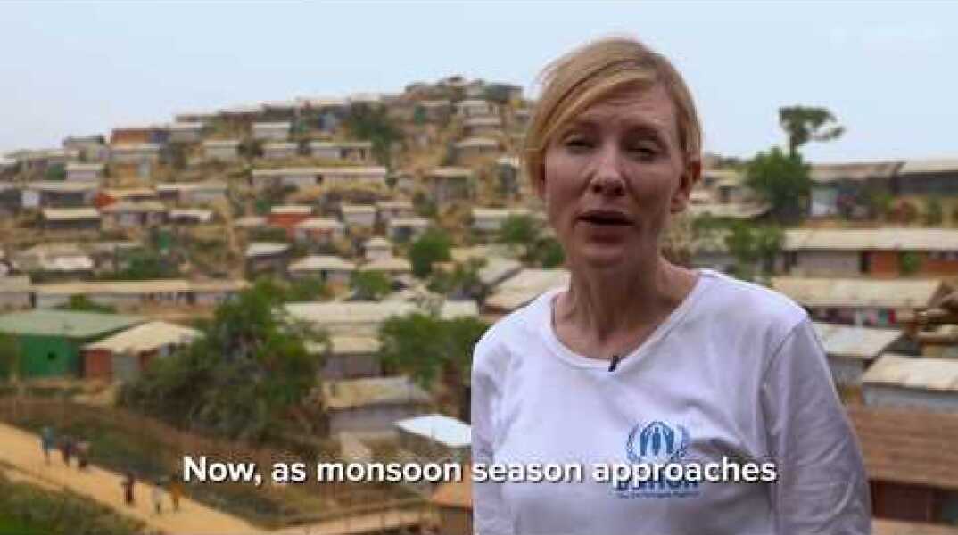 Cate Blanchett visits Rohingya refugees in Bangladesh