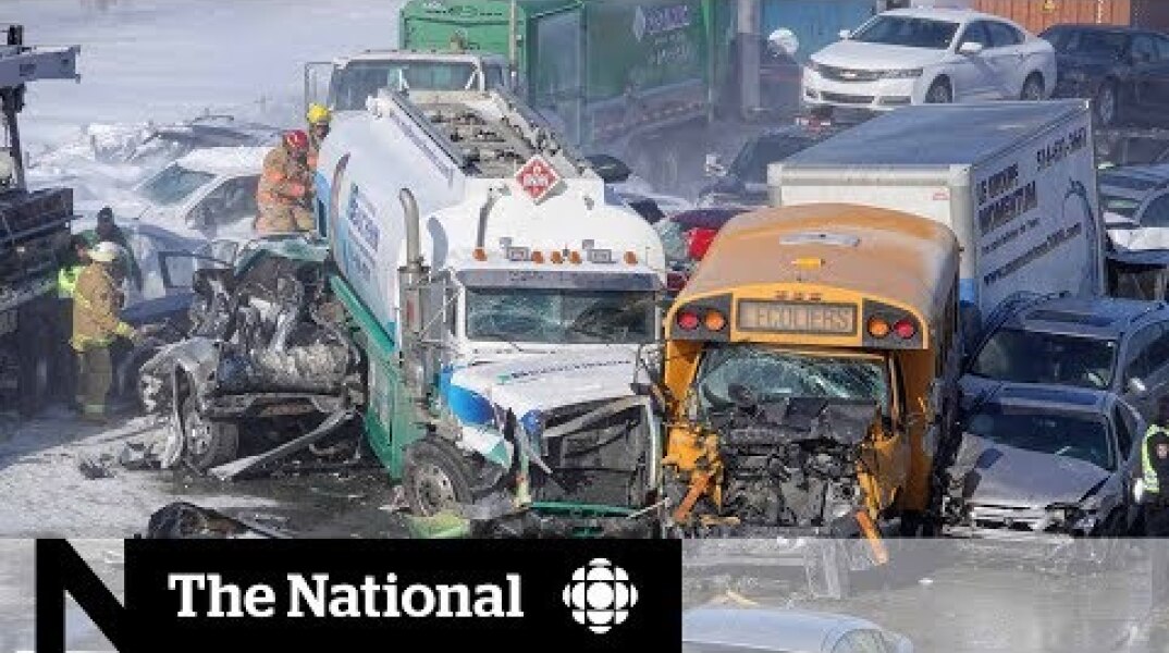 100-vehicle pileup kills 2 in Montreal