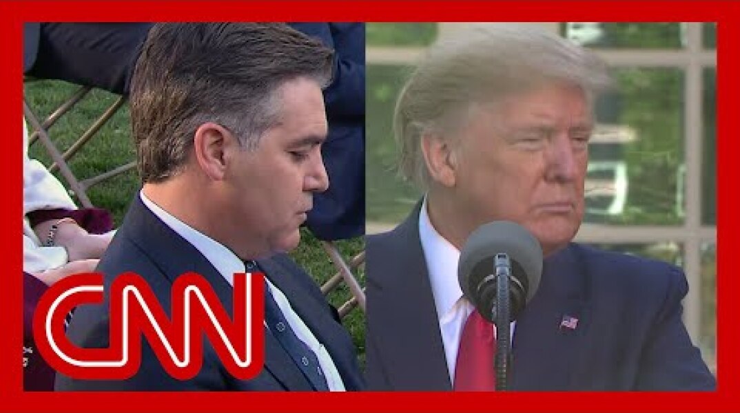 Acosta reads Trump his past remarks downplaying virus