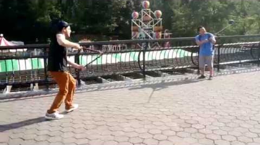 SELFIE STICKS DESTROYED IN NEW YORK!!!