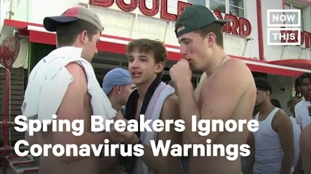 Spring Breakers Party On Despite Coronavirus Warnings | NowThis
