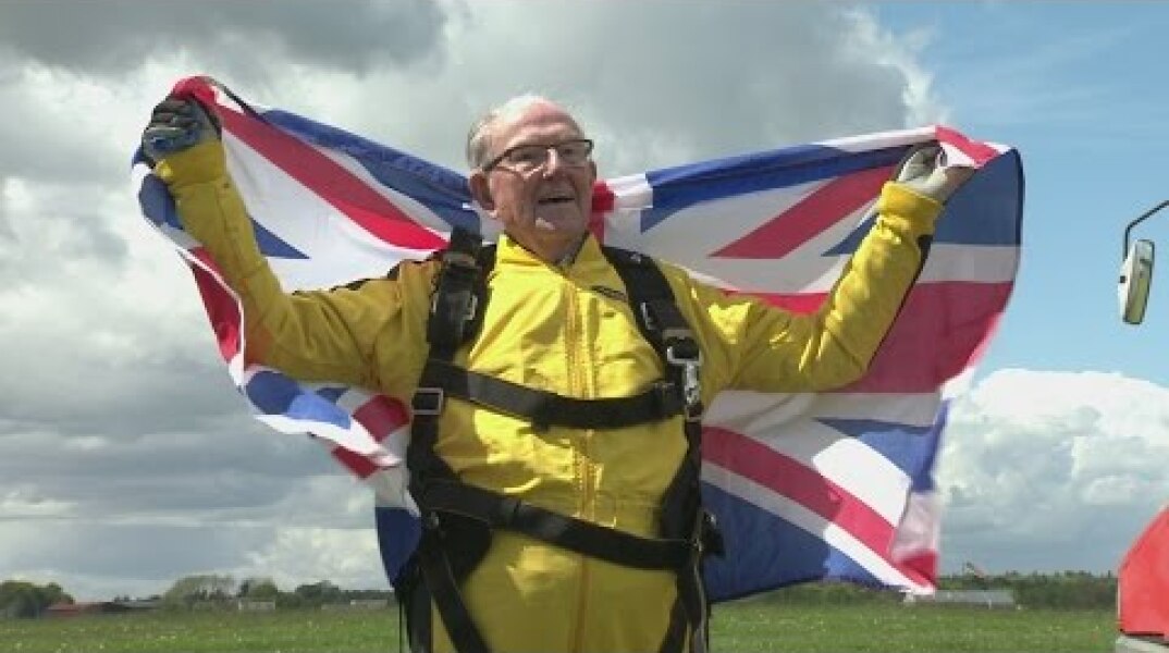101-year-old D-Day veteran breaks world skydiving record