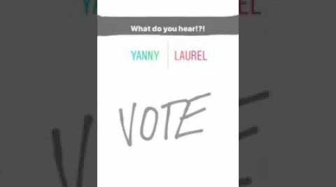 Yanni. or laurel