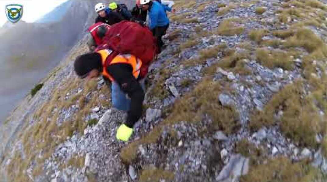 Αεροδιακομιδή Πολυτραυματία από Ελικόπτερο της ΠΑ