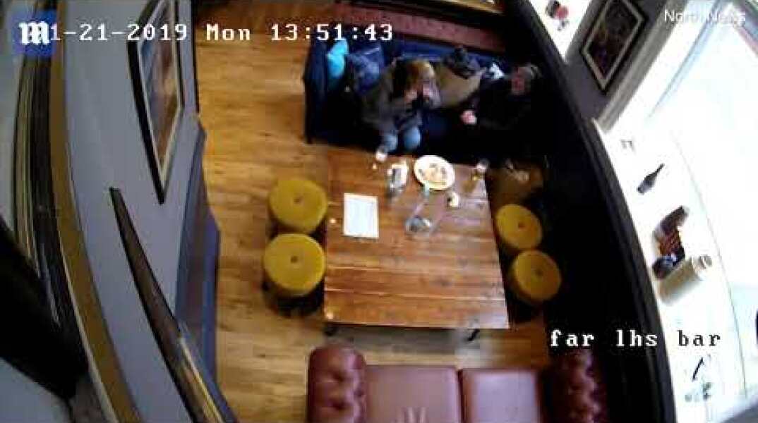CCTV catches women putting hair on a pizza to get a refund