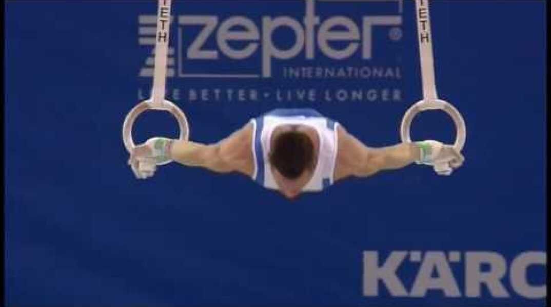 ΚΛΟΥΖ 2017: Λευτέρης Πετρούνιας (κρίκοι), τελικός ευρωπαϊκού ανδρών