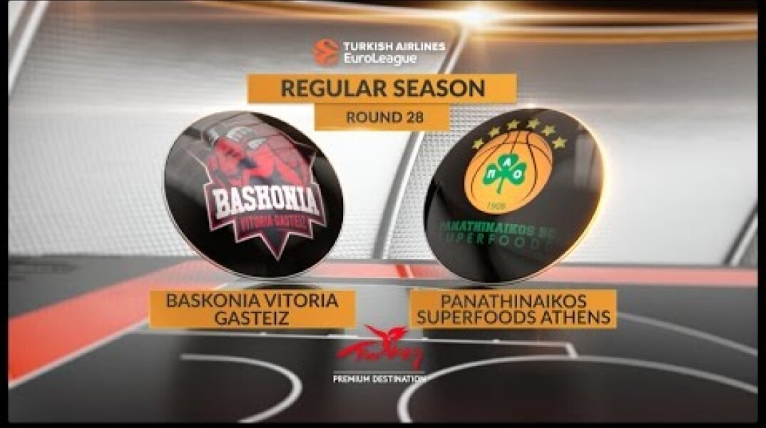 Highlights: Baskonia Vitoria Gasteiz-Panathinaikos Superfoods Athens