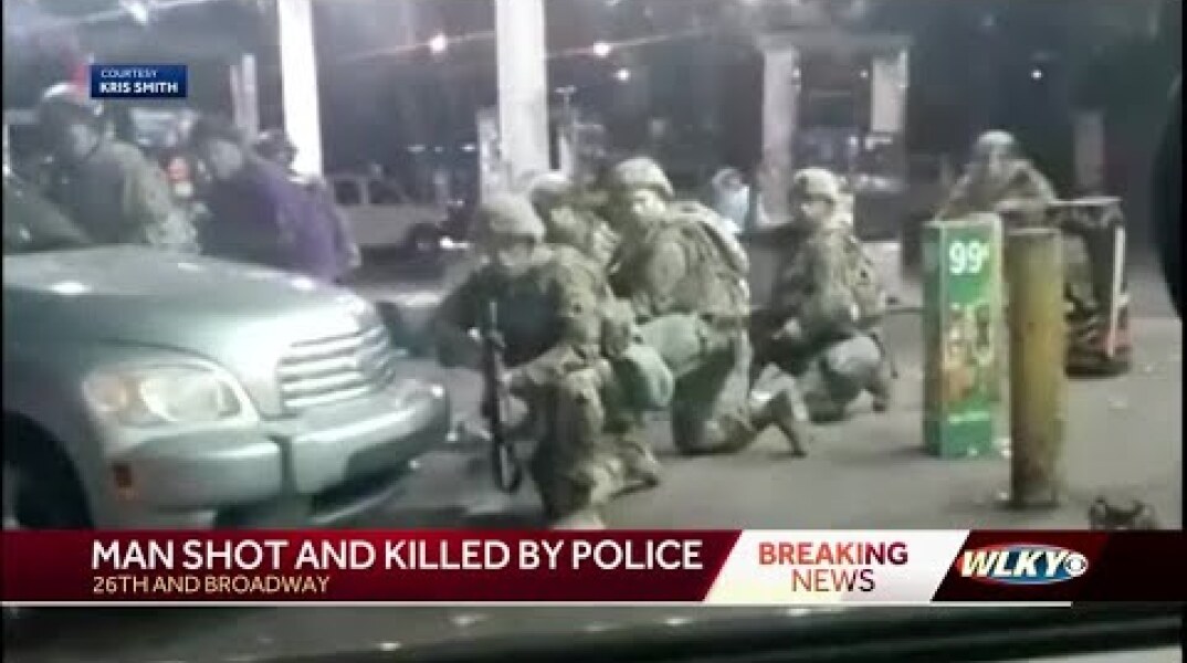 Chief: Man shot, killed by police as LMPD, National Guard were breaking up protesters