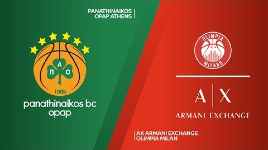 Panathinaikos OPAP Athens - AX Armani Exchange Olimpia Milan Highlights | EuroLeague RS Round 14