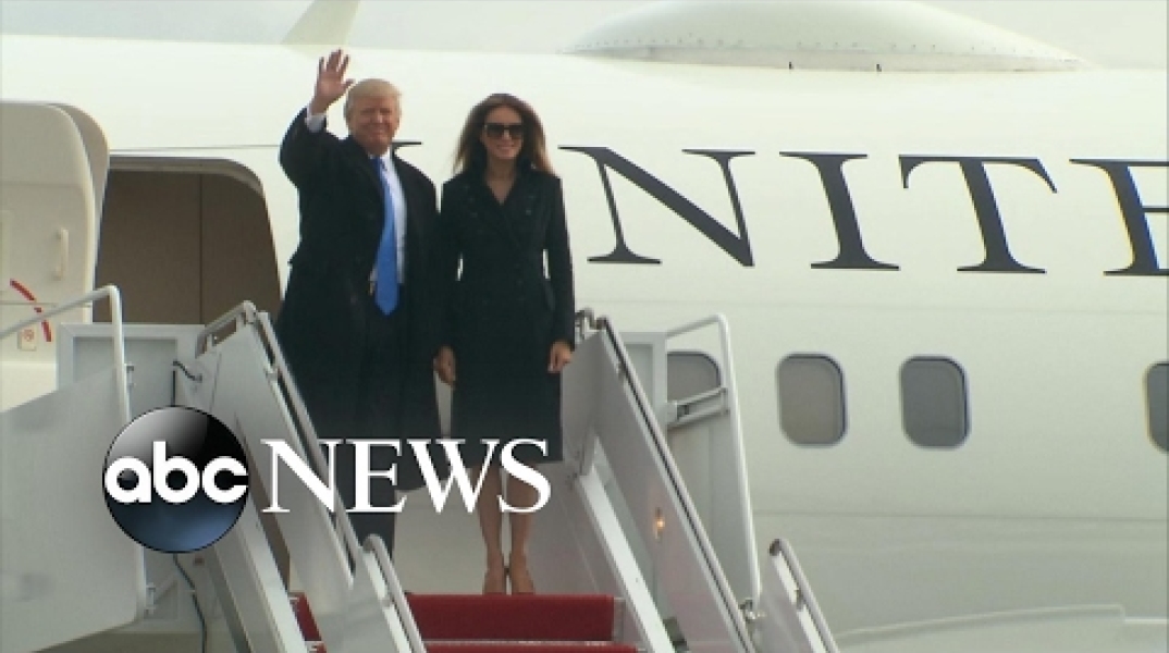 Trump Family Arrives in Washington