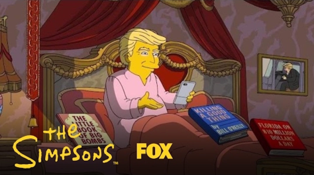 Donald Trump's First 100 Days In Office | Season 28 | THE SIMPSONS