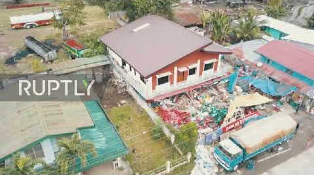 Philippines: Drone footage captures Padada earthquake aftermath