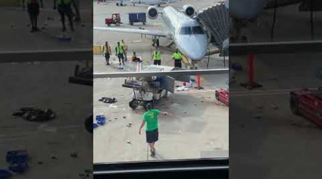 Catering Cart Goes Wild at O'Hare International Airport After Case of Water Hits Gas Pedal