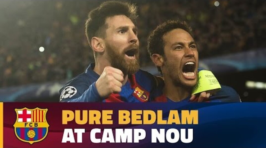 FC Barcelona - PSG (6-1): Final celebrations at Camp Nou