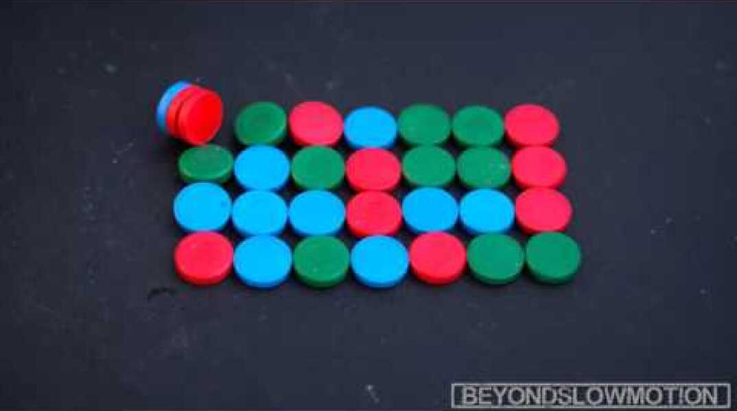 Colorful Collapsing Magnets (UNCUT)