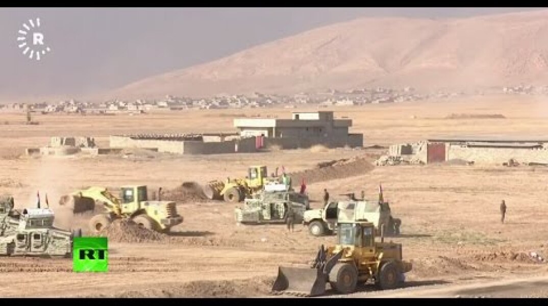Iraqi govt army and Peshmerga continue Mosul operation to free city from ISIS (Streamed Live)