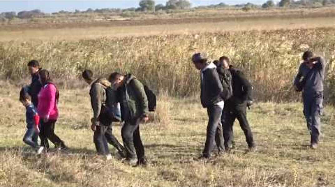 Μετανάστες στο Δέλτα του Έβρου