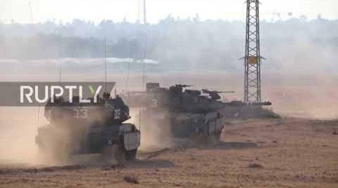 Israel: Israeli tanks deployed near Gaza border as tensions escalate