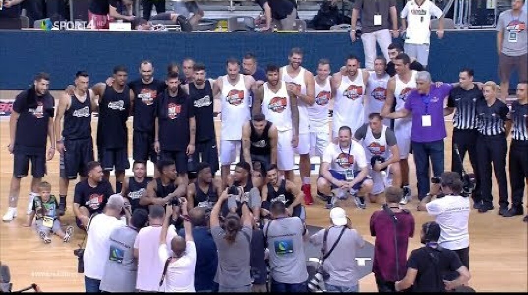 Εθνική ομάδα μπάσκετ 2005 vs Antetokounbros 92-91 Highlights ("Antetokounbros Event" 2017 Αθήνα)