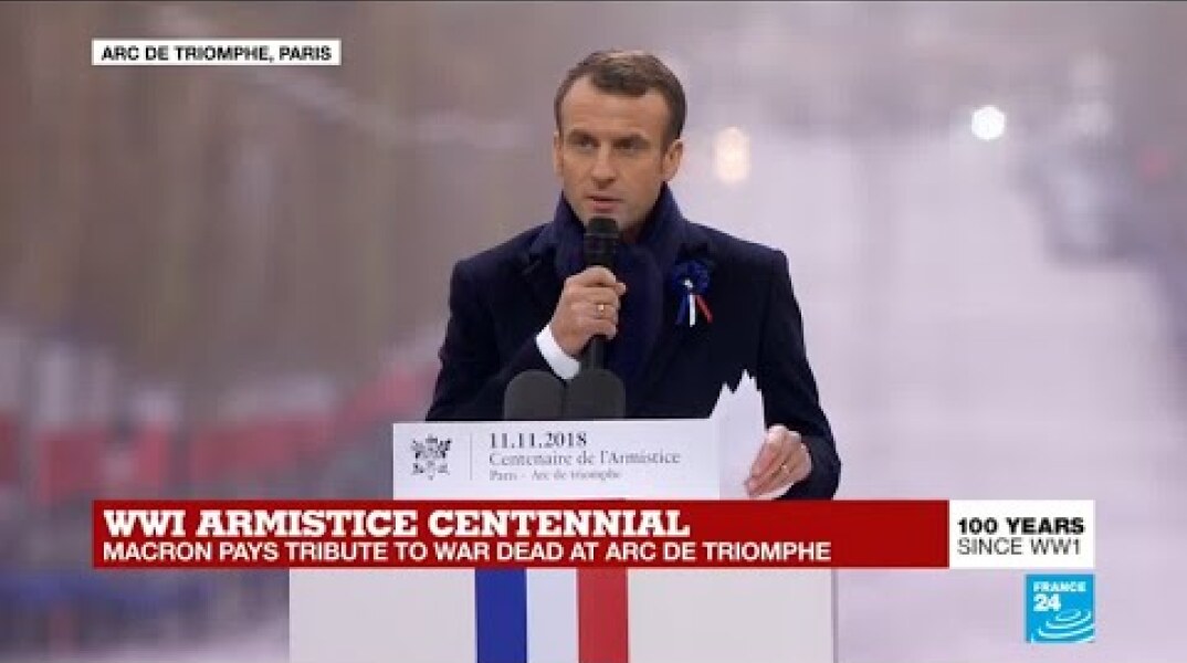 WWI armistice centennial: Macron's speech