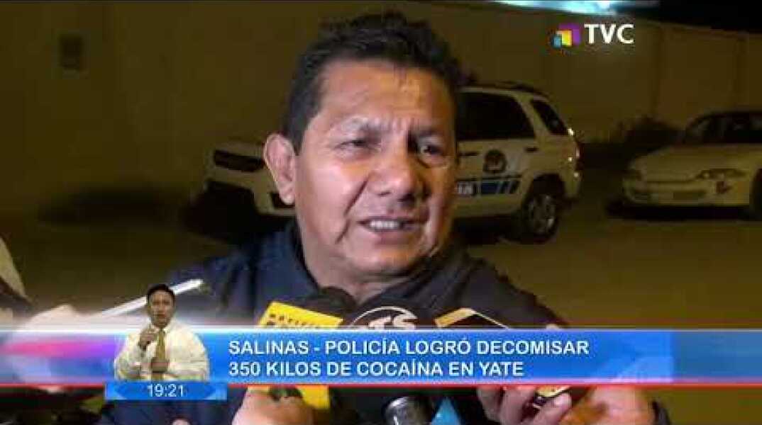 Decomisan aproximadamente 350 kilos de cocaína en el cantón Salinas