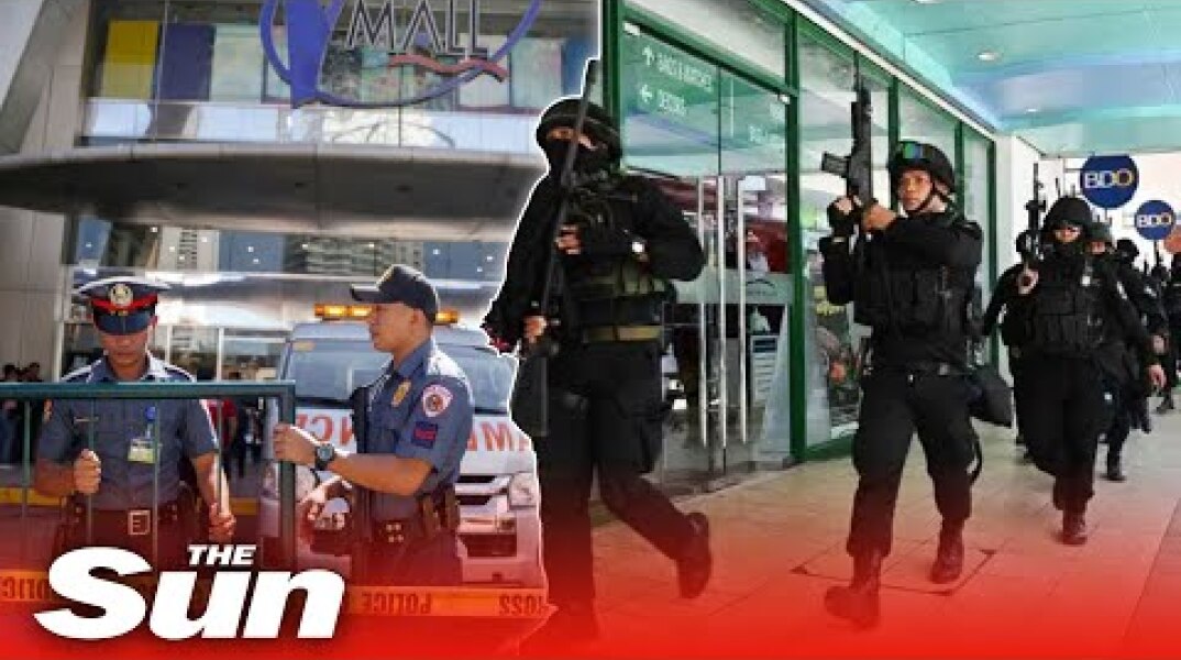 Manila shooting – gunman ‘with grenade’ takes 30 hostages at Philippines shopping mall