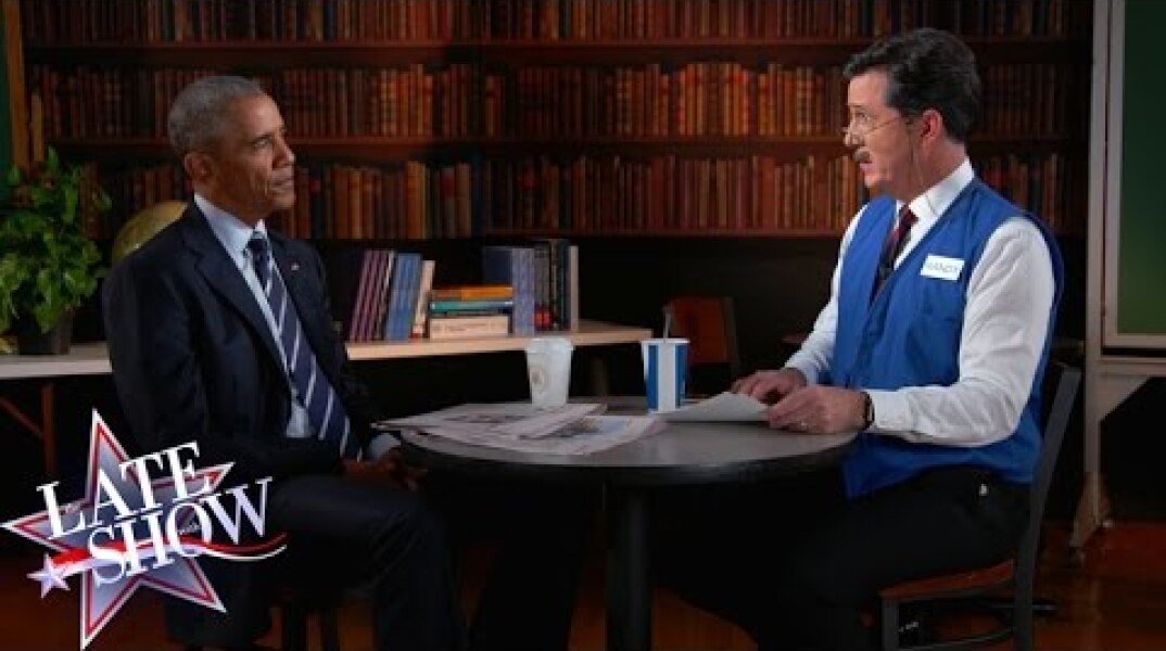 Stephen Helps President Obama Polish His Résumé