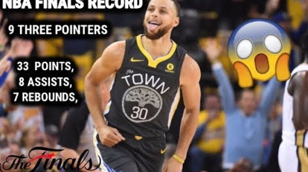 Steph Curry Breaks NBA Finals 3 Point Record| Game 2 Warriors Vs Cavaliers 2018 NBA FINALS