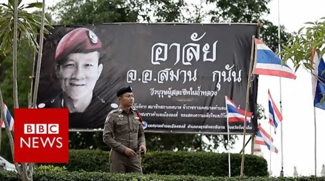 Thai cave: Wife and father mourn 'hero' diver - BBC News