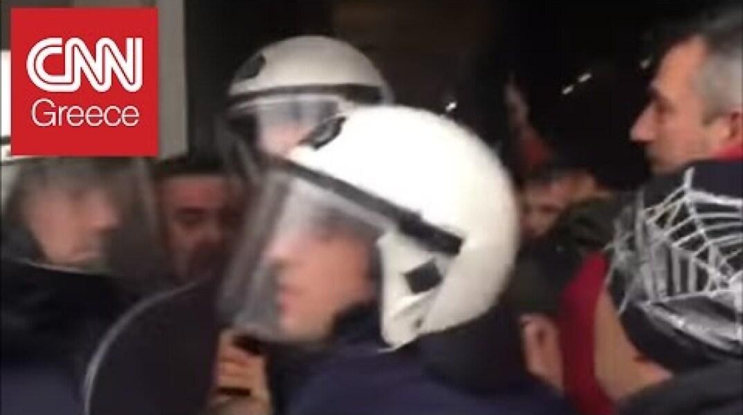 Μικροένταση στη συγκέντρωση διαμαρτυρίας της ΠΟΕ-ΟΤΑ