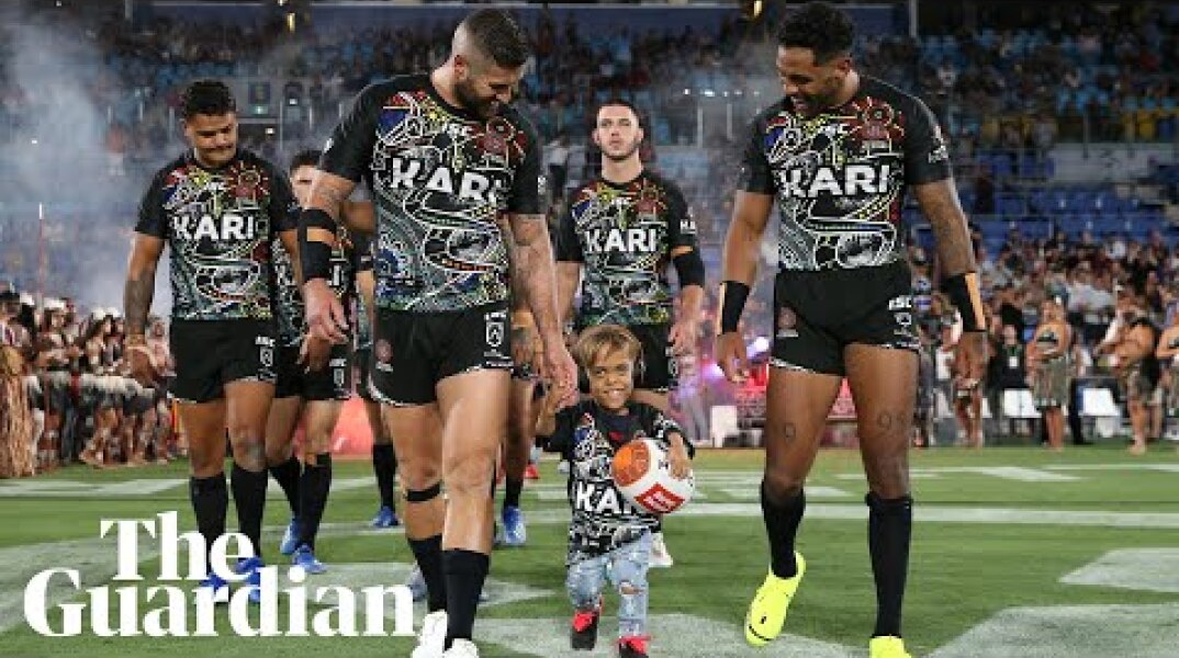 Quaden Bayles, Australian boy bullied for dwarfism, leads out rugby league team