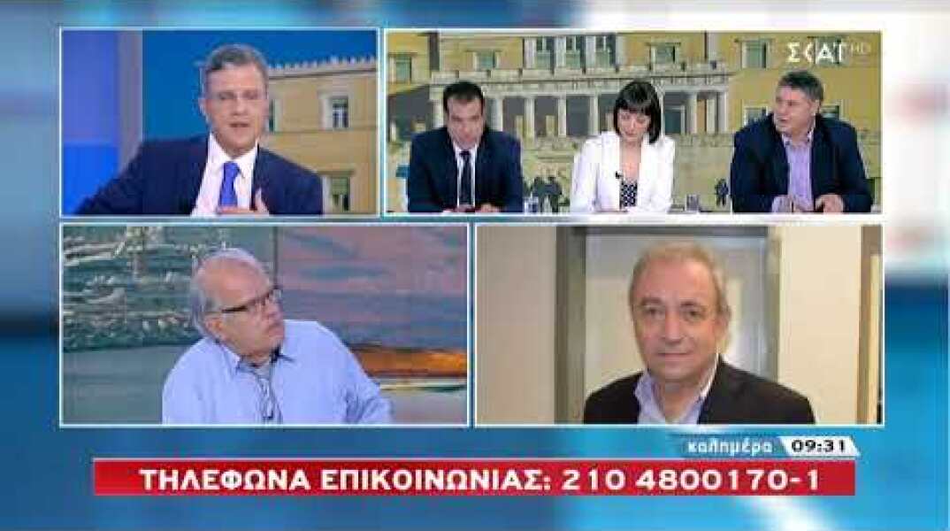 Newpost.gr- Σύγκρουση Λέκκα - Τσελέντη στον «αέρα» του ΣΚΑΪ