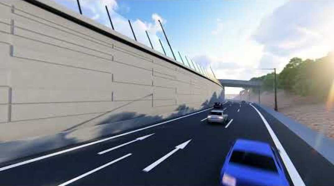 Thessaloniki flyover πριν και μετά