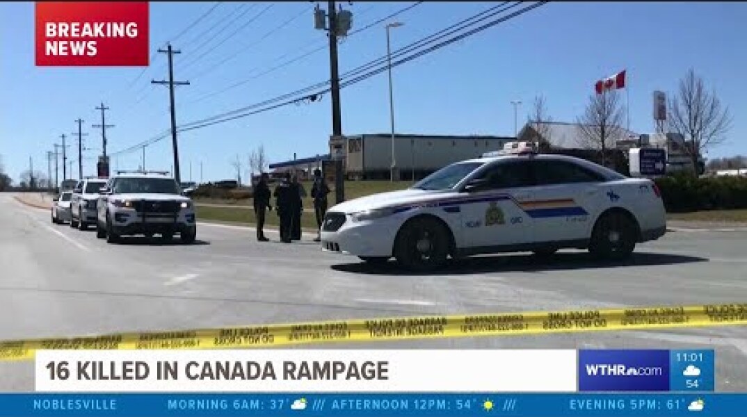 16 killed in deadliest shooting in Canadian history