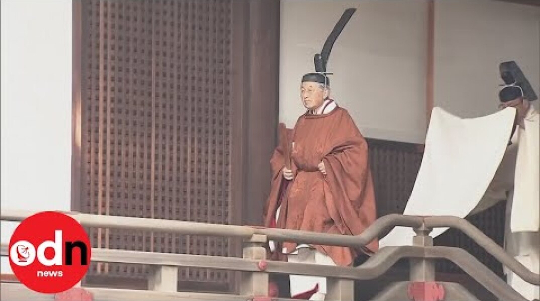 Japan's Emperor Akihito begins his abdication