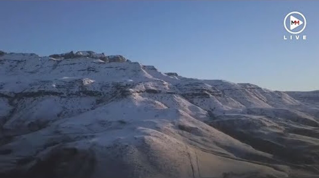 Sani Pass snowfall in KwaZulu-Natal captured in spectacular drone footage