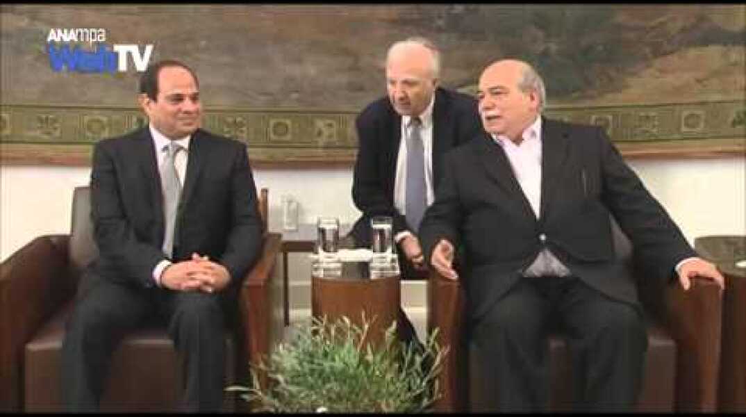 Συνάντηση Ν.Βούτση με τον πρόεδρο της Αιγύπτου