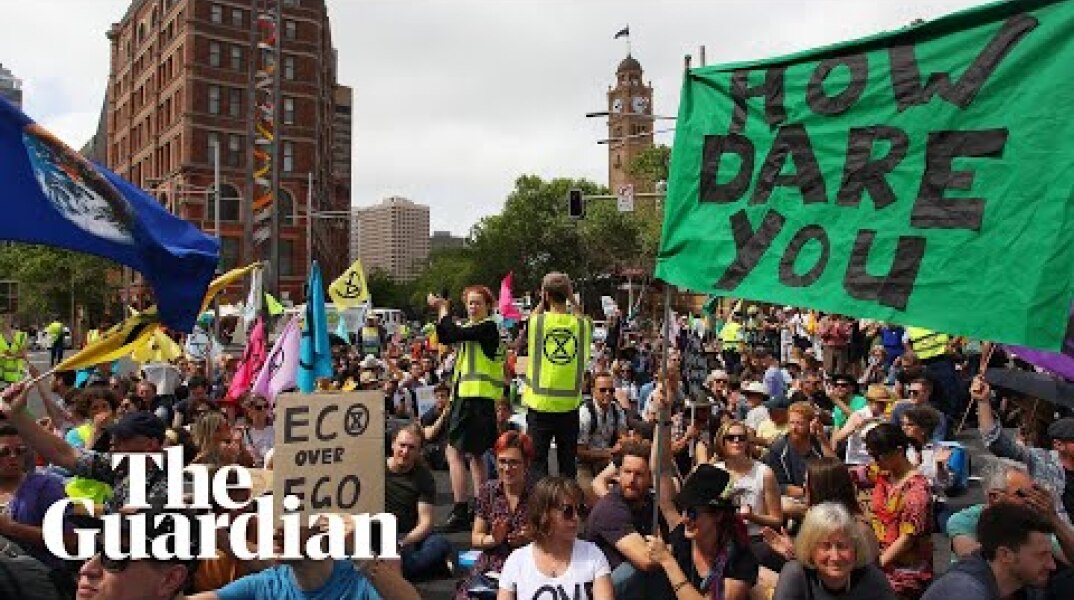Extinction Rebellion protesters disrupt cities in New Zealand and Australia