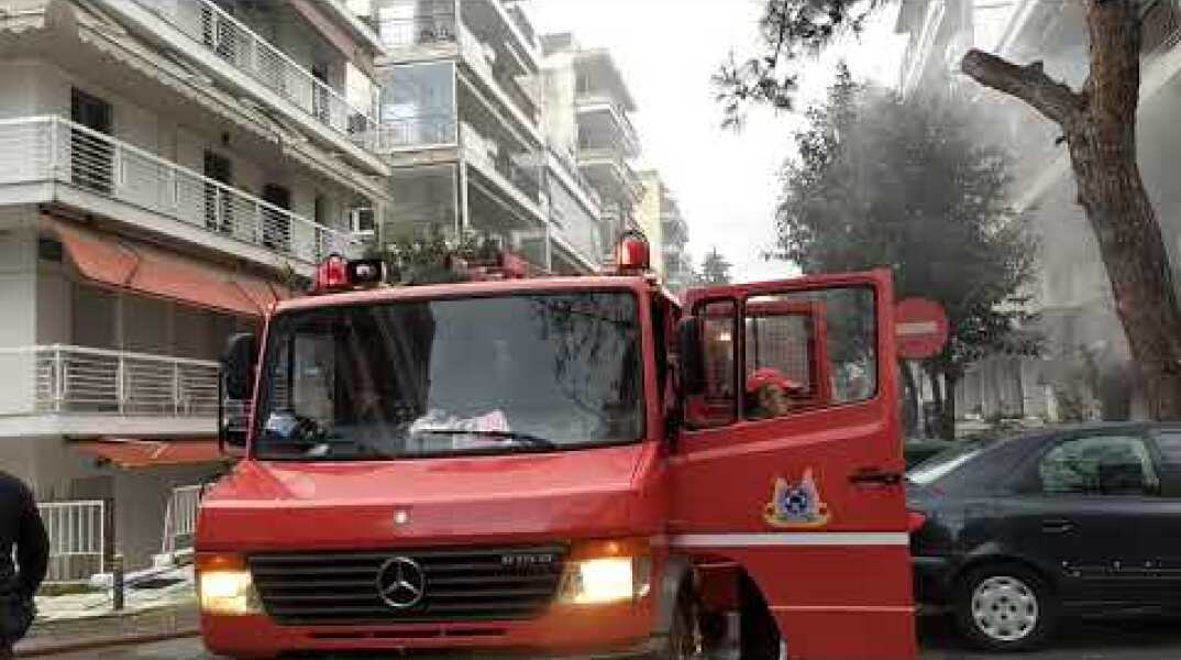 Φωτιά σε διαμέρισμα στην Καλαμαριά